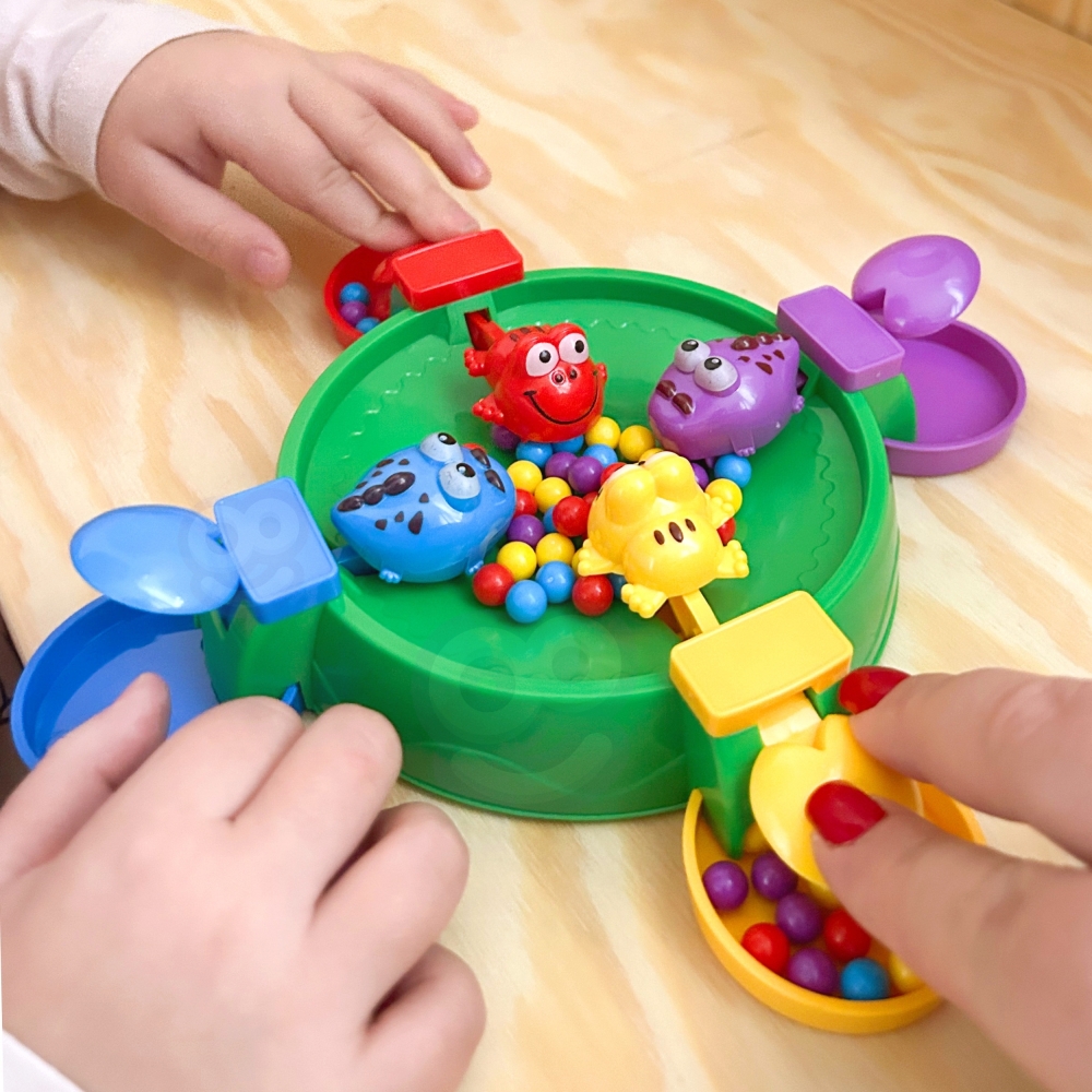 WOOPIE Arcade Board Game HUNGRY HAPPY FROG AND CROCODILES 3+ 