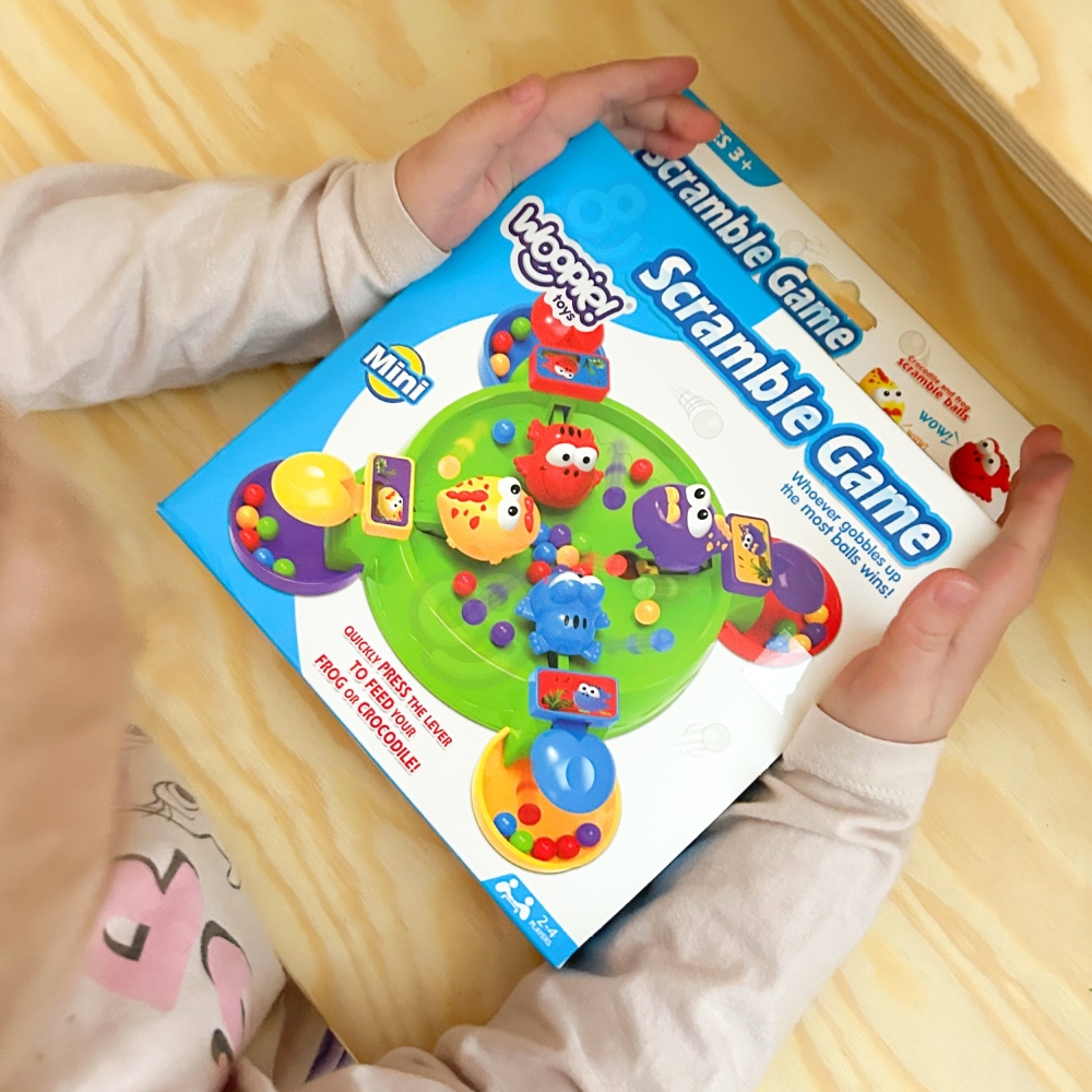 WOOPIE Arcade Board Game HUNGRY HAPPY FROG AND CROCODILES 3+ 