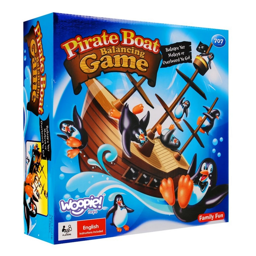 Arkadinis žaidimas WOOPIE Pingvinų piratų laivas-Žaislai, Stalo žaidimai, Įvairūs stalo žaidimai-e-vaikas