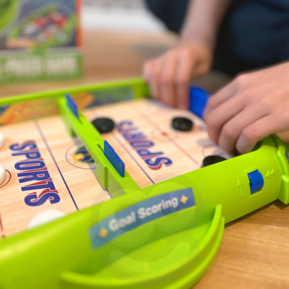 WOOPIE 2-in-1 mini ledo ritulio lenktynių arkadinis žaidimas