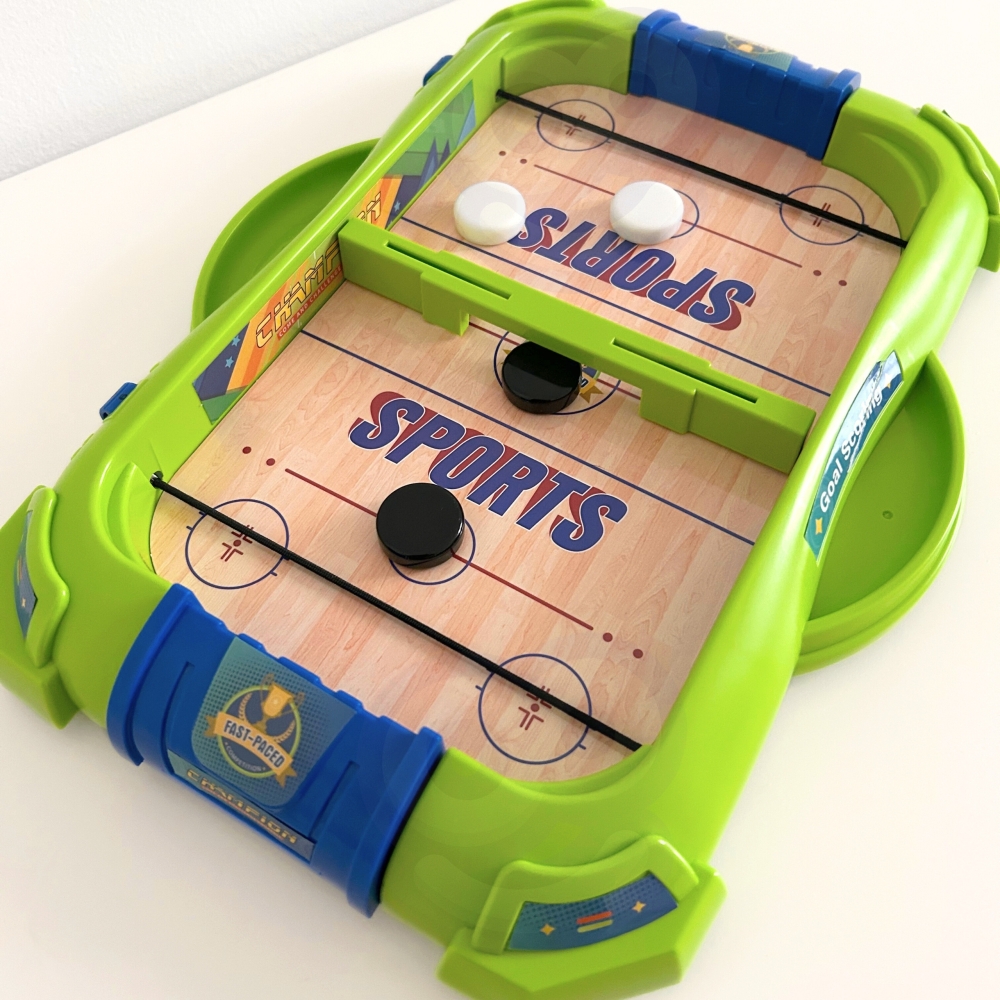 WOOPIE 2-in-1 mini ledo ritulio lenktynių arkadinis žaidimas