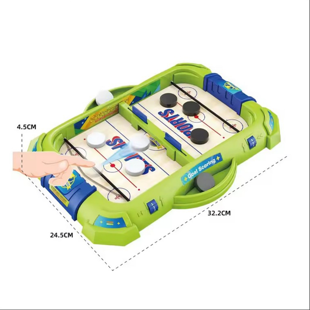 WOOPIE 2-in-1 mini ledo ritulio lenktynių arkadinis žaidimas