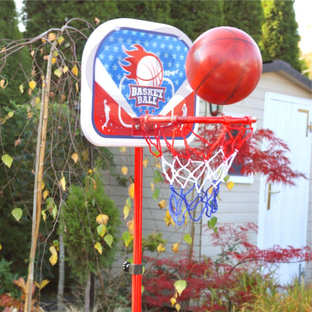 WOOPIE Freestanding Basketball Set Adjustable Height 90-170cm + Ball 