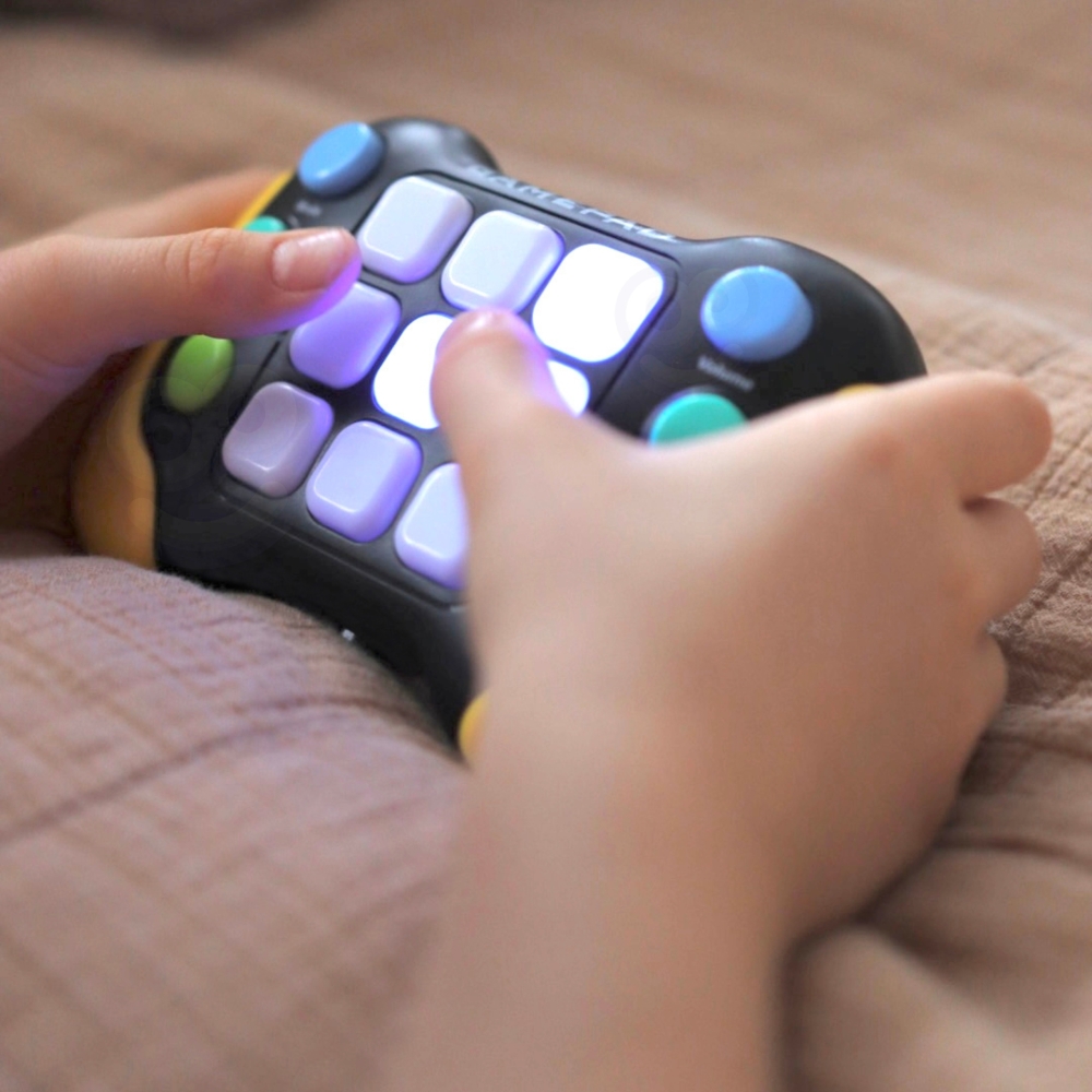 WOOPIE elektroninis arkadinis žaidimas "Pop-It Fidget Toy Gamepad