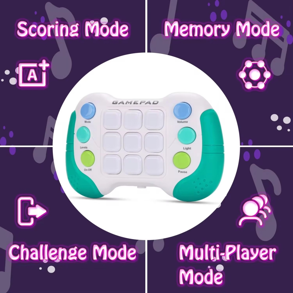WOOPIE Elektroniczna Gra Zręcznościowa Pop-It Fidget Toy Gamepad					