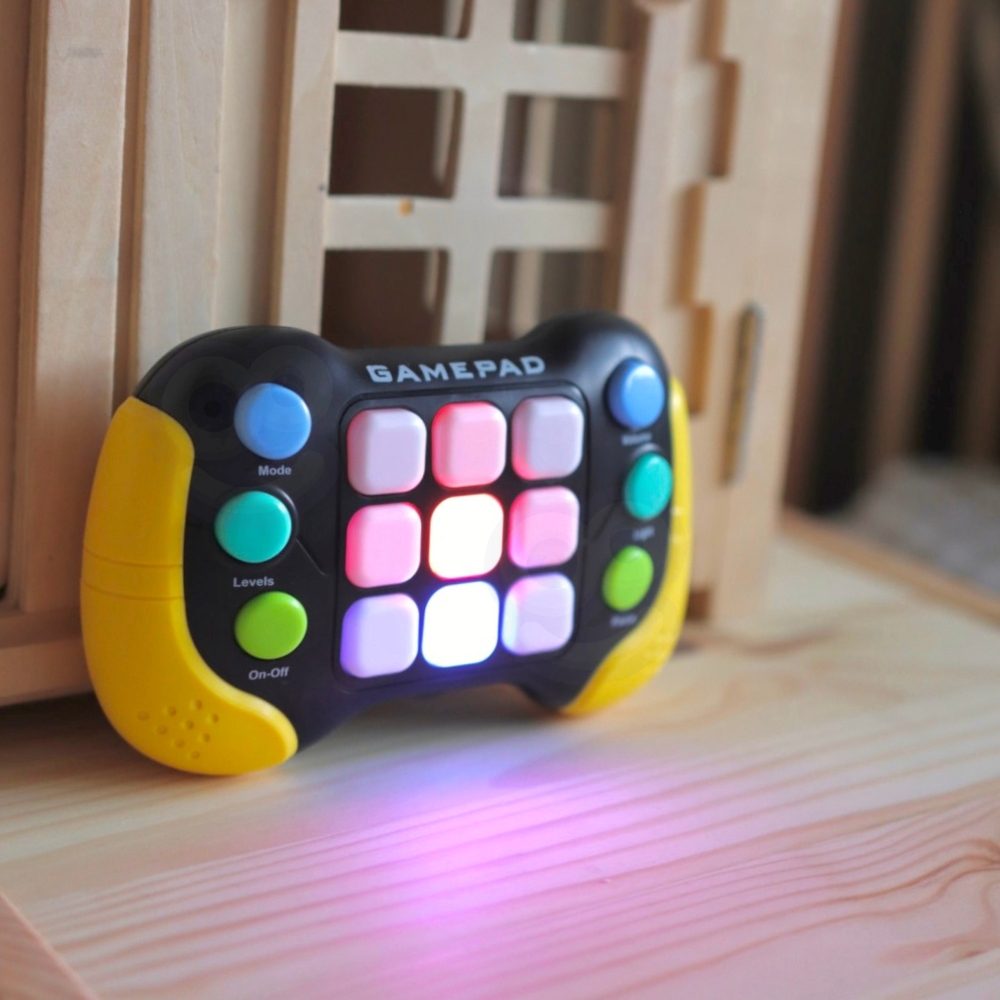WOOPIE elektroninis arkadinis žaidimas "Pop-It Fidget Toy Gamepad Blue