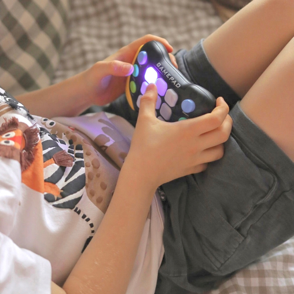 WOOPIE Elektroniczna Gra Zręcznościowa Pop-It Fidget Toy Gamepad Niebieski					