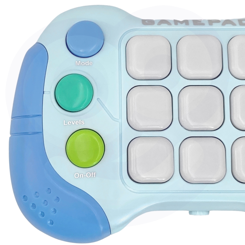 WOOPIE Elektroniczna Gra Zręcznościowa Pop-It Fidget Toy Gamepad Niebieski					