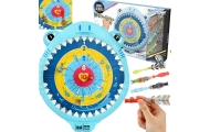 WOOPIE Magnetyczna Gra w Rzutki Dart Tarcza Wesoły Rekinek