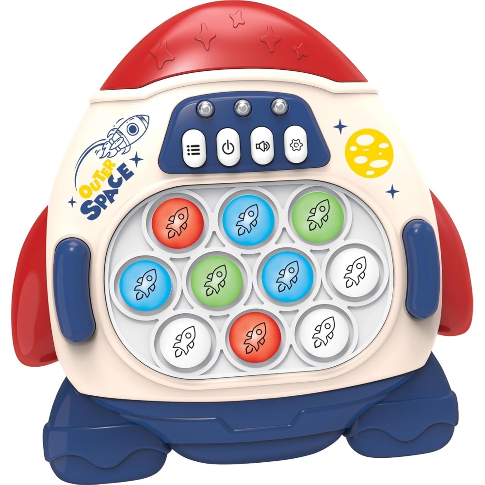 WOOPIE žaidimas POP IT Elektroninė antistresinė arkadinė raketa raudona