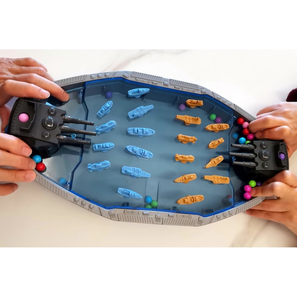 WOOPIE arkadinis žaidimas "Jūrų mūšis" Laivai 3D Ball Launcher