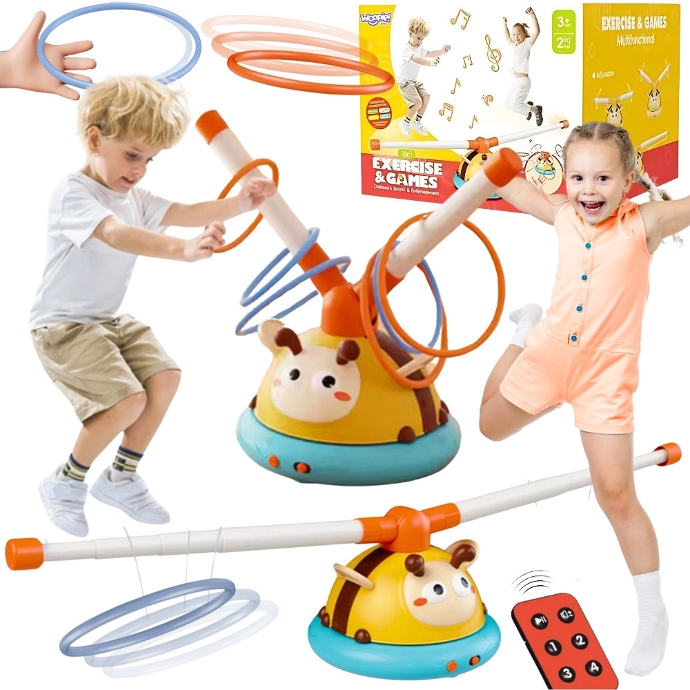 Automatinis šokinėjančių virvių žaidimas WOOPIE 2in1-Žaislai, Lauko žaislai, Lauko žaidimai ir sporto prekės, Žaidimai, sporto p