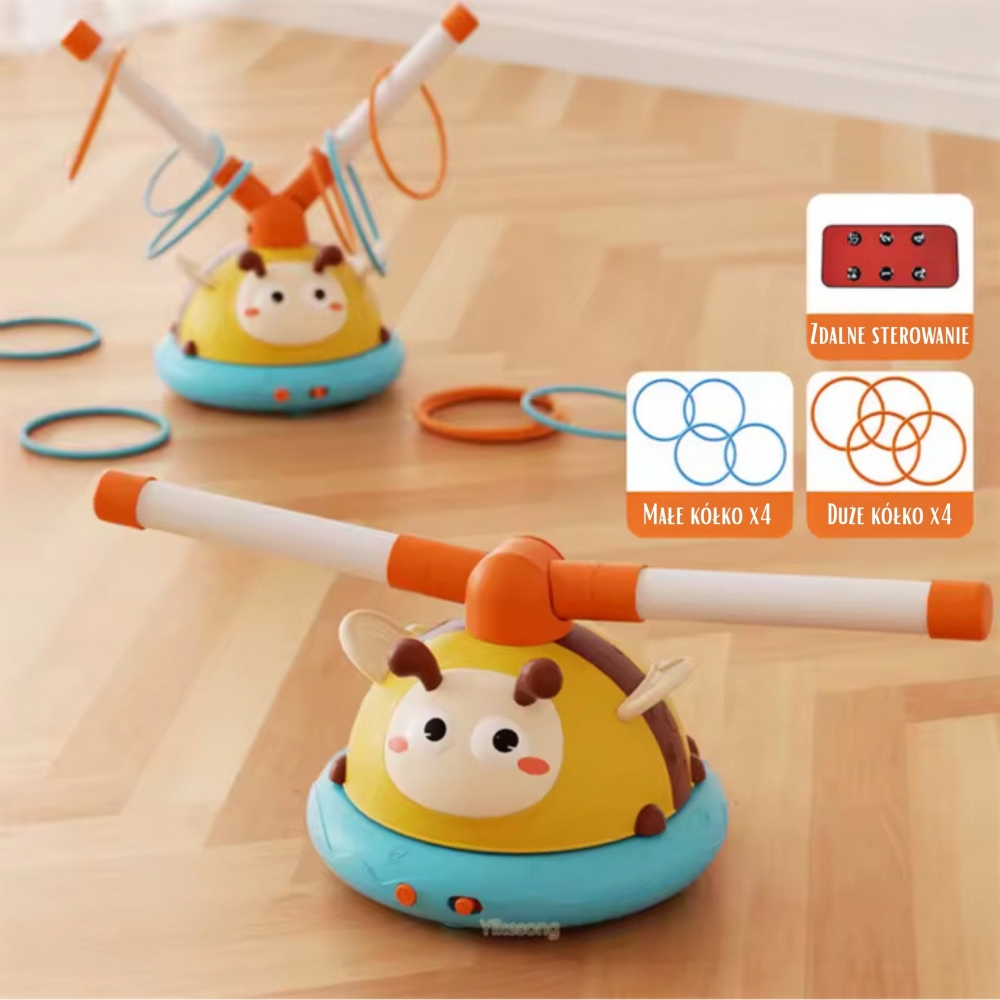 WOOPIE Automatic Jump Rope Arcade Game 2 in 1 Throw to the Bee Target 