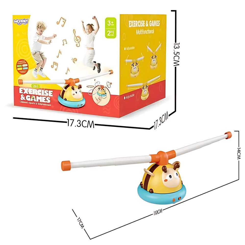 WOOPIE Automatic Jump Rope Arcade Game 2 in 1 Throw to the Bee Target 