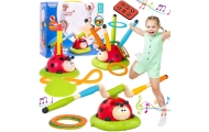 Raketų paleidimo įrenginys WOOPIE 3-in-1 Rocket Toss Target Ladybird