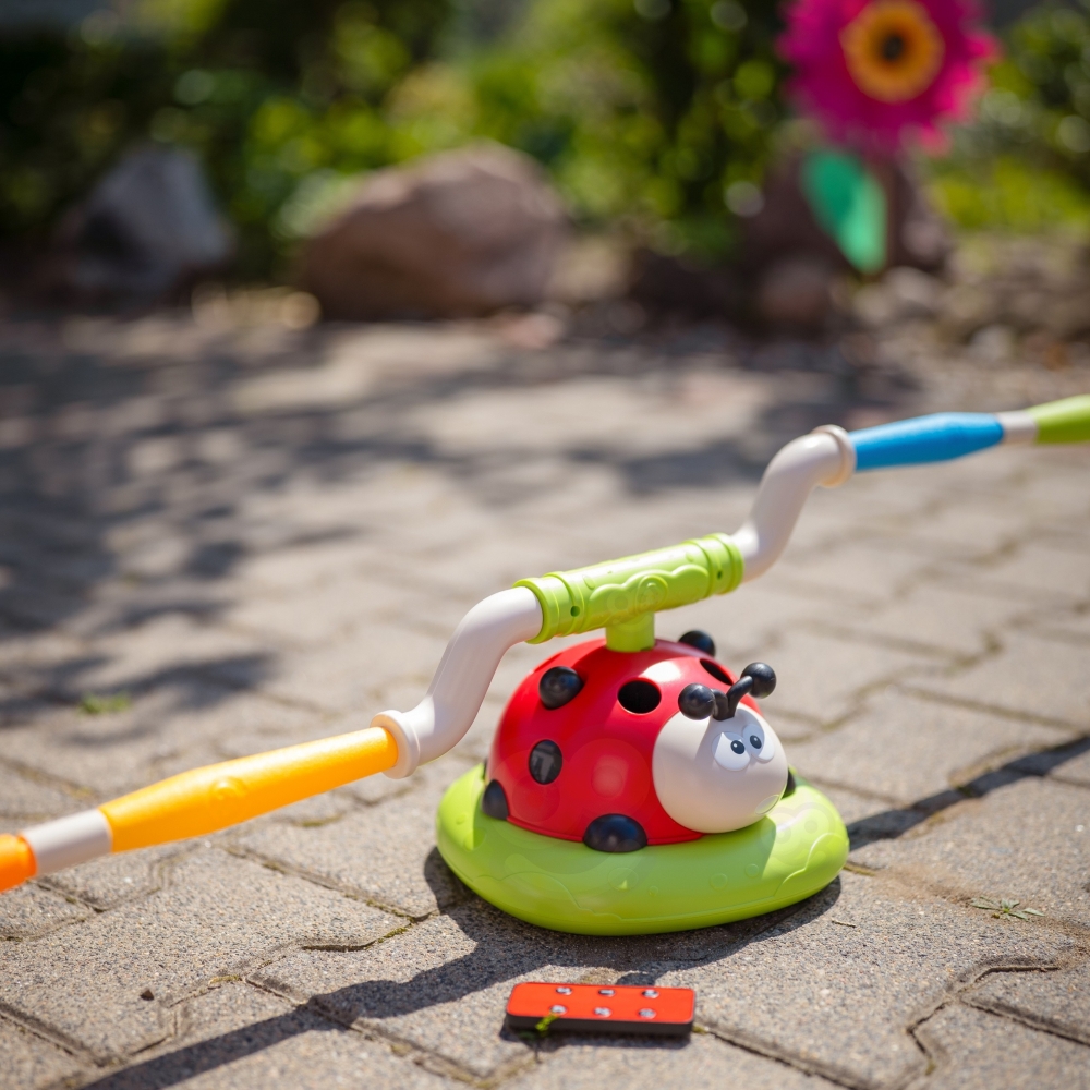 Raketų paleidimo įrenginys WOOPIE 3-in-1 Rocket Toss Target Ladybird-Žaislai, Lauko žaislai, Lauko žaidimai ir sporto prekės, Ža
