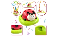 Raketų paleidimo įrenginys WOOPIE 3-in-1 Rocket Toss Target Ladybird