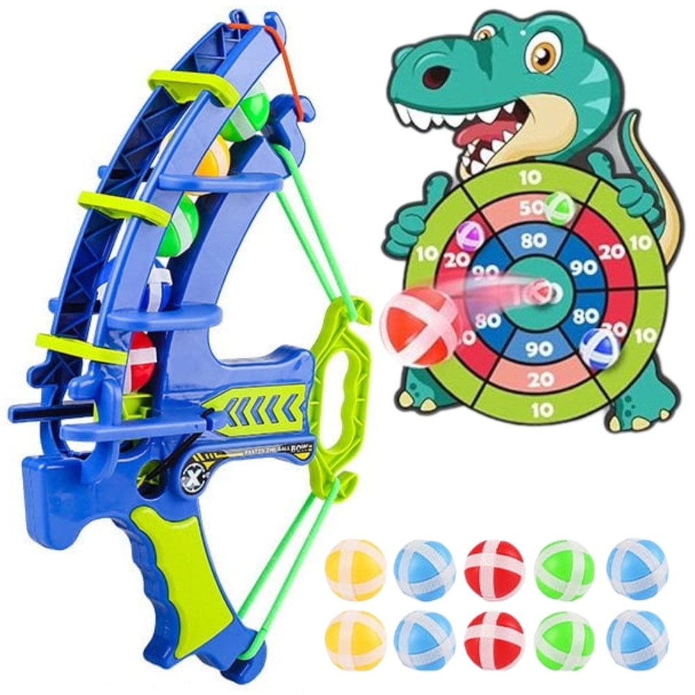 Dino lanko paleidimo rinkinys WOOPIE Dart Game 2-in-1-Žaislai, Lauko žaislai, Lauko žaidimai ir sporto prekės, Žaidimai, sporto 