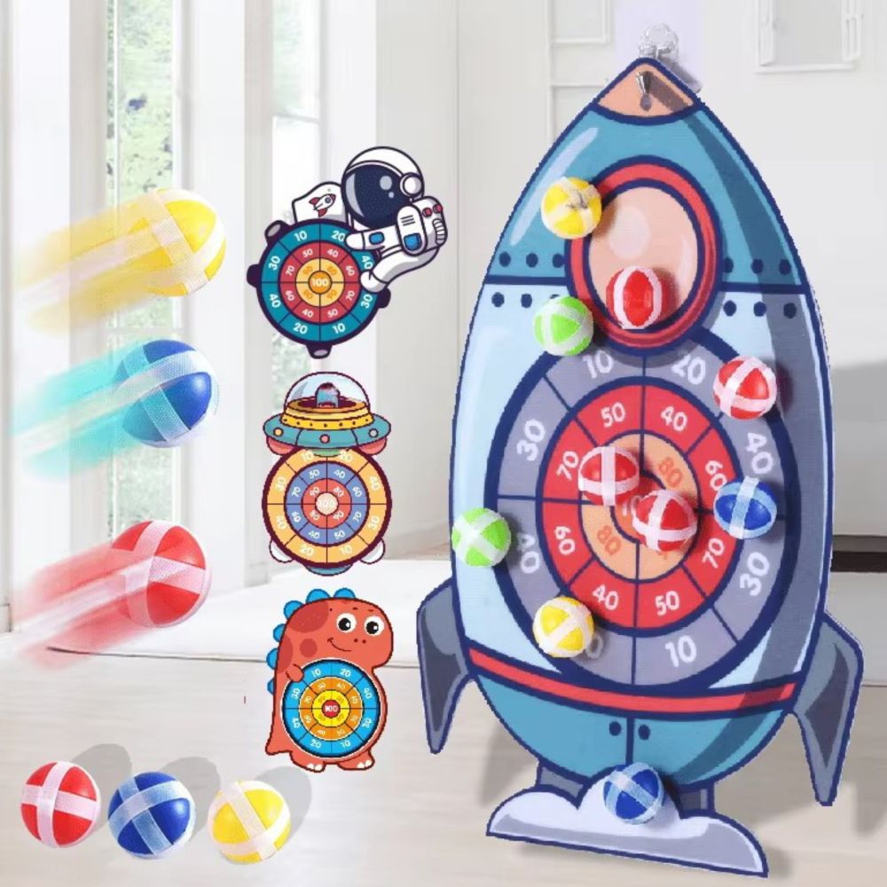 Strėlyčių žaidimas su raketos formos taikikliu WOOPIE