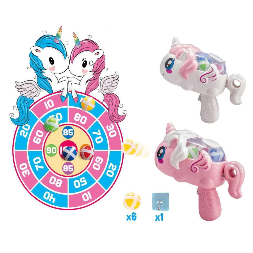Arkadinis žaidimas WOOPIE Darts Set 2-in-1 Unicorn