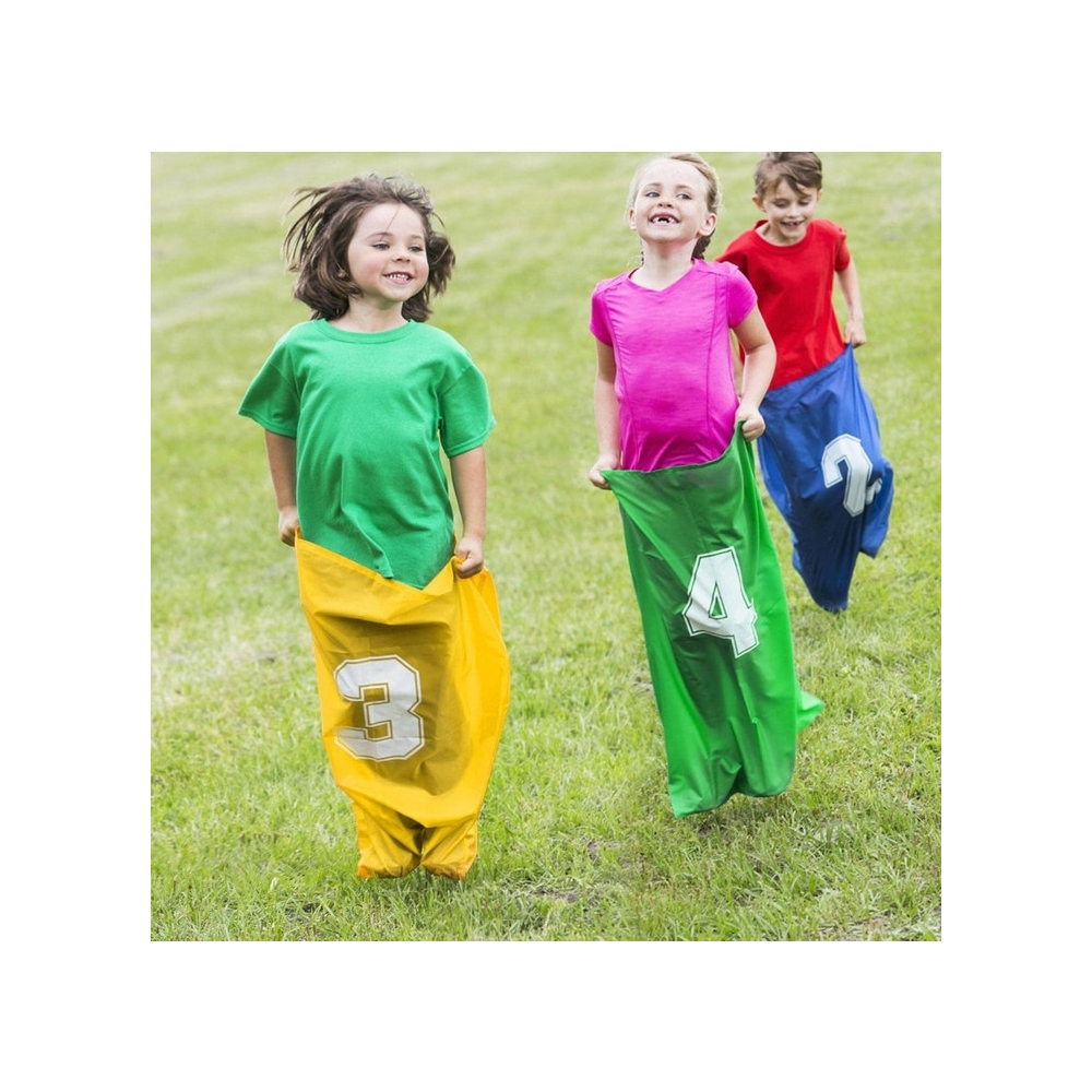 Šokinėjimo maišai WOOPIE Kinder Party 4 vnt