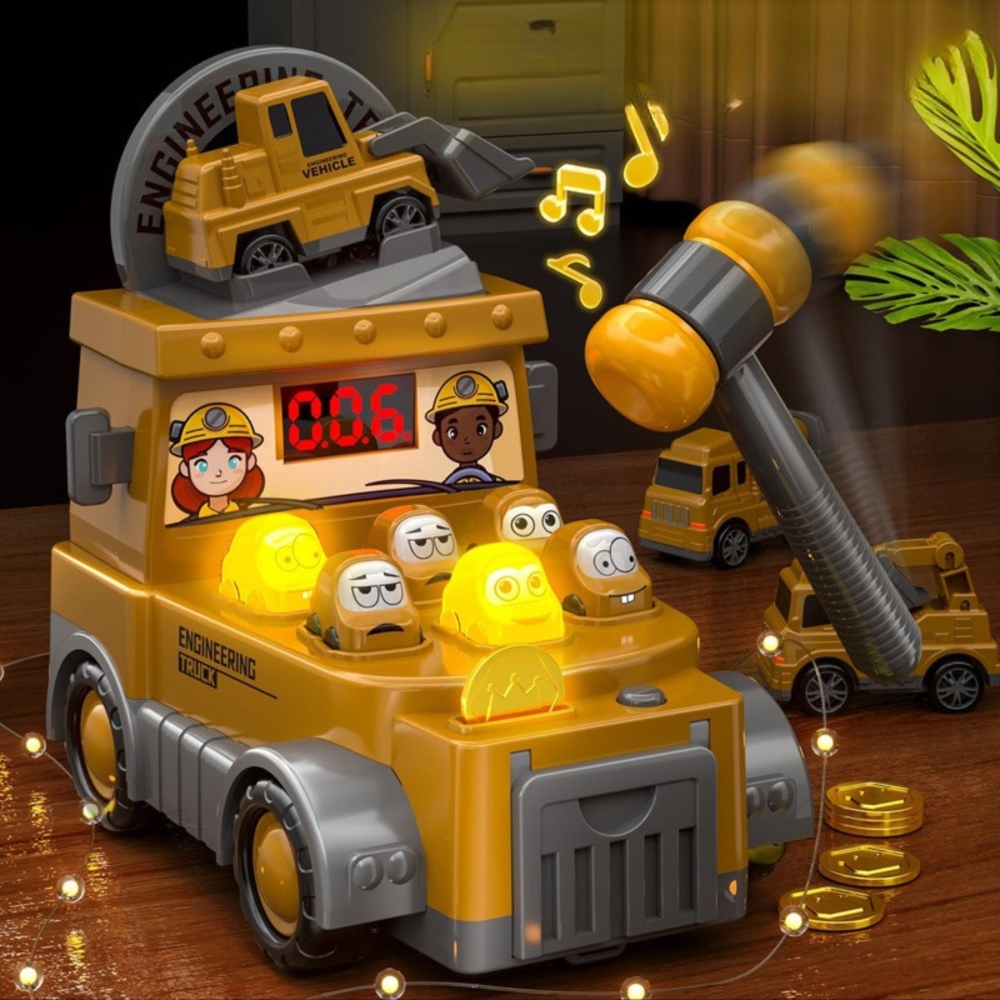 WOOPIE Hammering Skill Game Construction Site with Accessories 