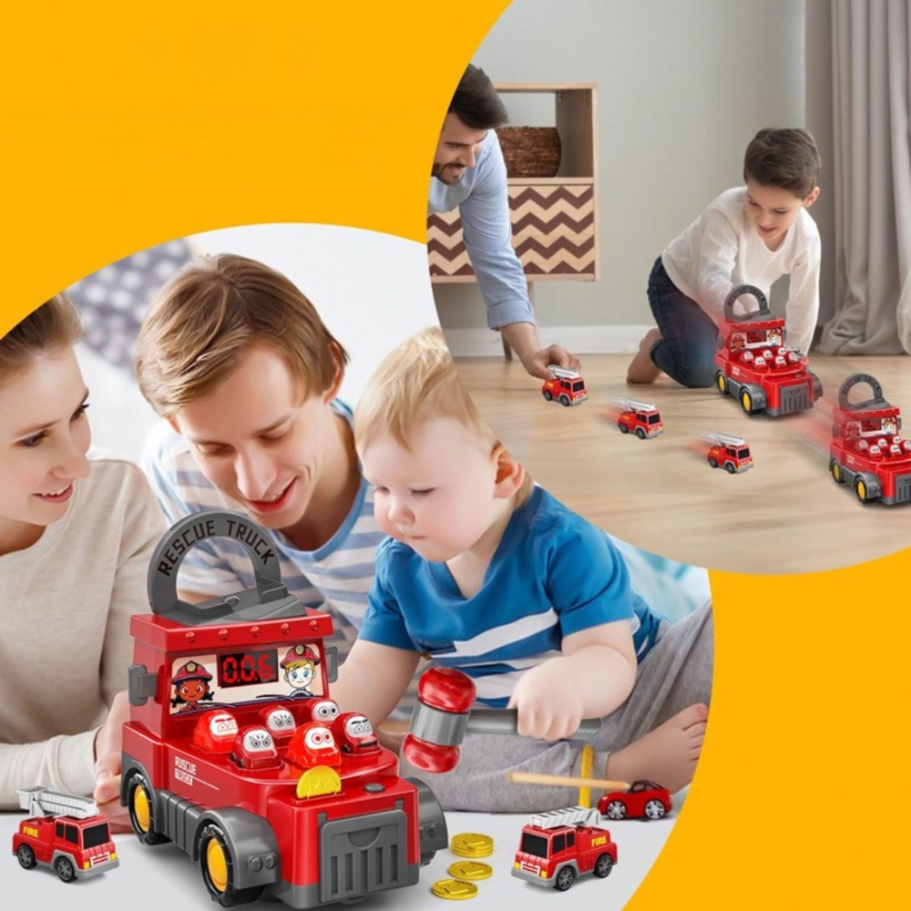 WOOPIE Hammer Strike Skill Game Fire Department with Accessories 