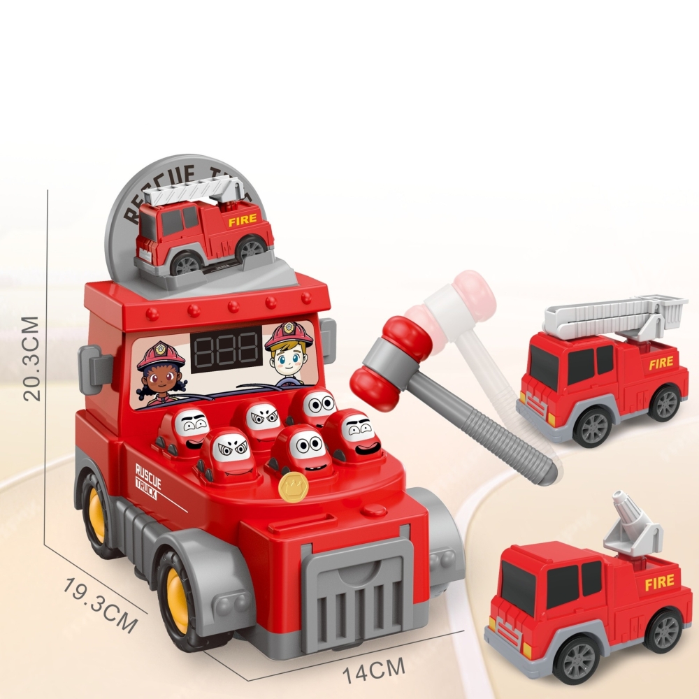 WOOPIE Hammer Strike Skill Game Fire Department with Accessories 