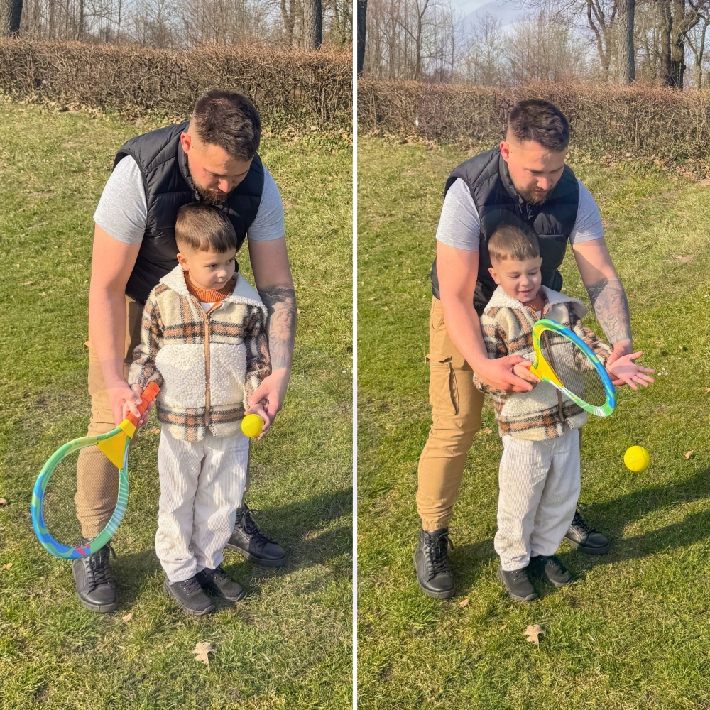 Badmintono rakečių rinkinys WOOPIE