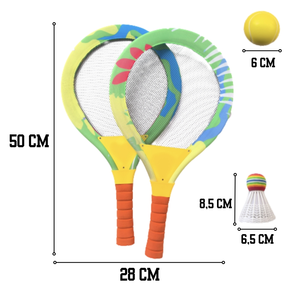 Badmintono rakečių rinkinys WOOPIE