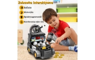 WOOPIE Gra Zręcznościowa Uderz Młotkiem Wbijak Wóz Policyjny z Akcesoriami