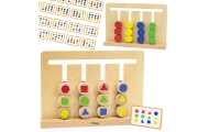 Dėlionių žaidimas VIGA Montessori - Imituok spalvas ir figūras