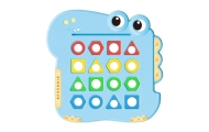 Formų atpažinimo žaidimas WOOPIE Montessori dinozaurų dėlionė-Žaislai, Stalo žaidimai, Įvairūs stalo žaidimai-e-vaikas