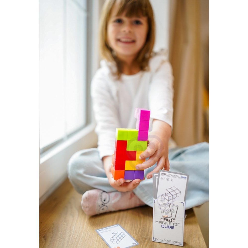 WOOPIE Tetris Cube Puzzle with Card Set
