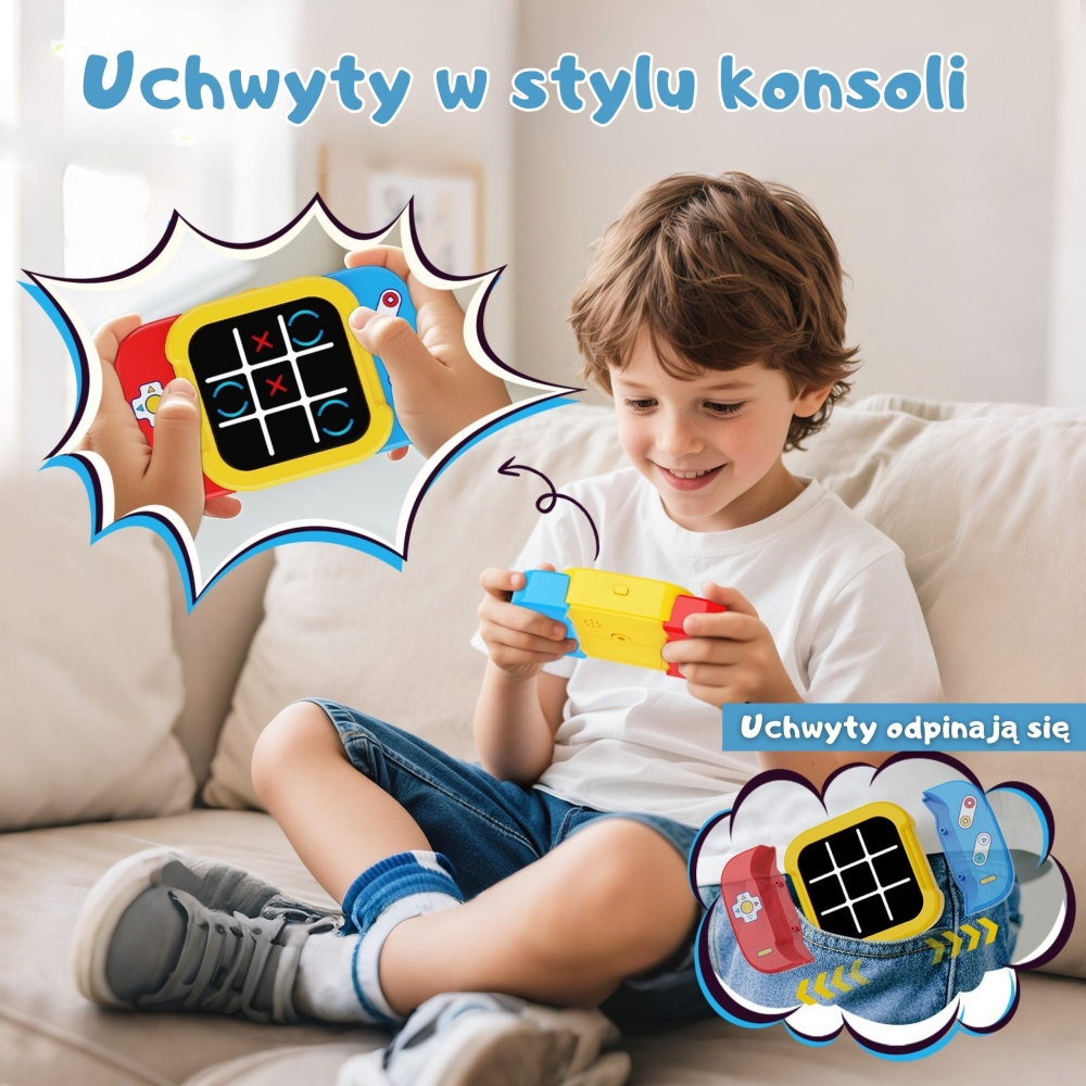 Elektroninis rutuliuko ir kryžiuko žaidimas WOOPIE-Žaislai, Stalo žaidimai, Žaidimų konsolės-e-vaikas