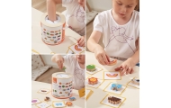 VIGA Wooden Blind Game Pattern Drawing