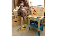 Medinis dirbtuvių stalas TOOKY TOY-Žaislai, Profesijos, buities žaislai, Meistro žaislai-e-vaikas