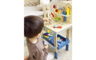 TOOKY TOY Drewniany Stół Do Majsterkowania Warsztat