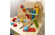 Medinis dirbtuvių stalas TOOKY TOY-Žaislai, Profesijos, buities žaislai, Meistro žaislai-e-vaikas