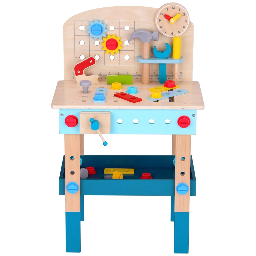 Medinis dirbtuvių stalas TOOKY TOY-Žaislai, Profesijos, buities žaislai, Meistro žaislai-e-vaikas