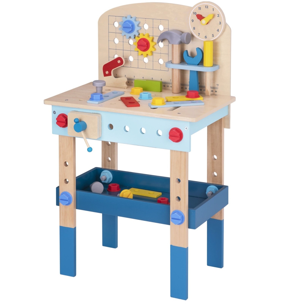 Medinis dirbtuvių stalas TOOKY TOY-Žaislai, Profesijos, buities žaislai, Meistro žaislai-e-vaikas