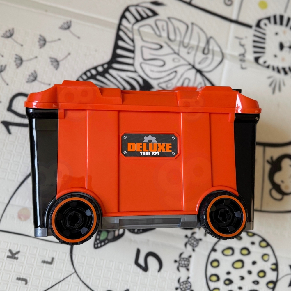 Mobilusis įrankių rinkinys WOOPIE Workshop 2in1, 65 el.-Žaislai, Profesijos, buities žaislai, Meistro žaislai-e-vaikas