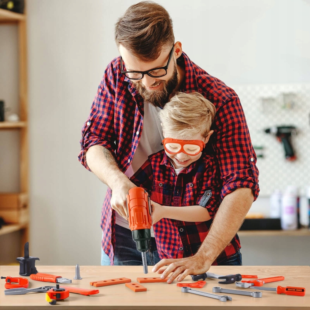 Mobilusis įrankių rinkinys WOOPIE Workshop 2in1, 65 el.-Žaislai, Profesijos, buities žaislai, Meistro žaislai-e-vaikas