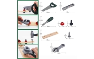 WOOPIE Large Backpack with Tools for Children DIY Set Screwdriver and Drill 15 pcs.					