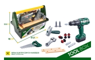 WOOPIE Large Backpack with Tools for Children DIY Set Screwdriver and Drill 15 pcs.					