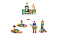 VIGA Wooden Educational Blocks 100 pcs. Numbers and Letters					