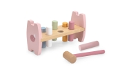 Viga PolarB Wooden Punching Toy with Hammer Fox Montessori