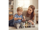 Medinis plaktukas Viga PolarB Montessori Pingvinas-Žaislai, Kūdikiams, Mediniai, Žaislai mažyliams (iki 4 m.