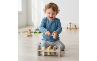 Viga PolarB Wooden Penguin Montessori Hammer Punch