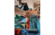 Magnetinis konstruktorius WOOPIE - Šviesos kamuoliukų takelis, 49 el.